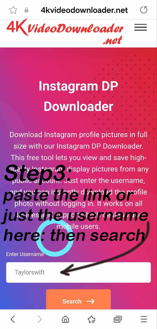 download Instagram profile picture Step 3