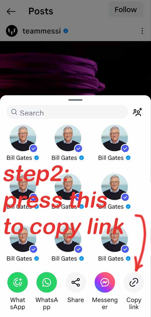 download IG video Step 2