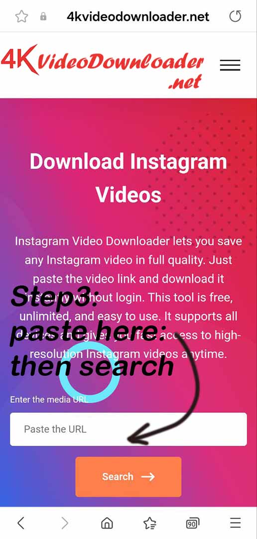 download IG video Step 3